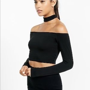 Express Long Sleeve Crop Top